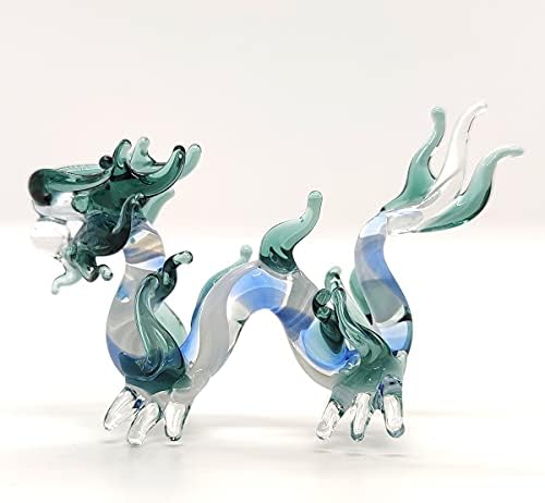 Sansukjai Sárkány Apró Figurákat Kézzel Fúvott Üveg Szín Művészeti Képzelet Állatok Gyűjthető Ajándék