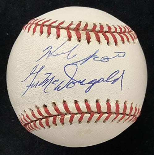 Gil McDougald Aláírt Baseball Budig Yankees Autogramot + Gyógynövény Pontszám Indiánok SZÖVETSÉG - Dedikált