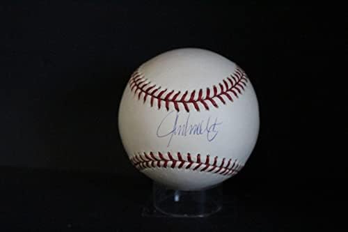 John Smoltz Aláírt Baseball Autogramot Auto PSA/DNS AM48807 - Dedikált Baseball