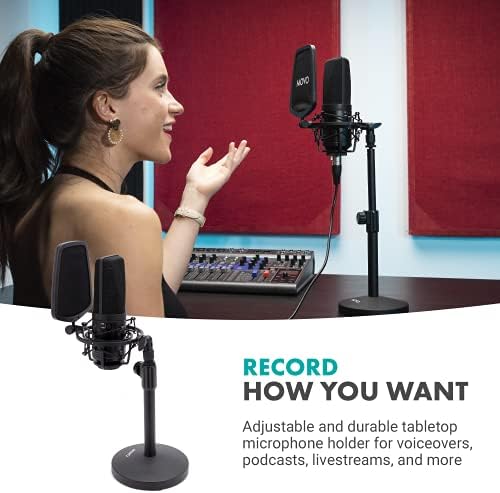 Movo Podcast Berendezések Csomag XLR Vezetékes Mikrofon, 3,5 mm-es/6.35 mm-es Stúdió Fejhallgató, valamint