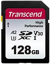 Transcend 128 GB SDXC-330S Memóriakártya UHS - én, U3, V30, A2, 4K-s, Full HD - TS128GSDC330S